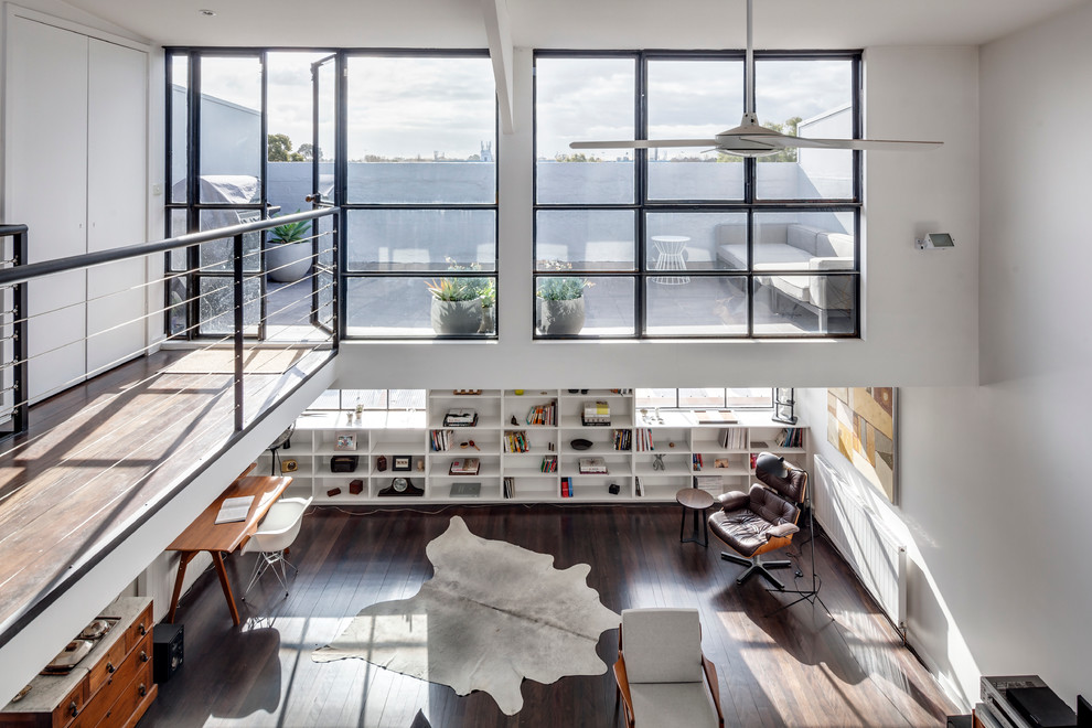 Mittelgroßes Modernes Wohnzimmer in Melbourne