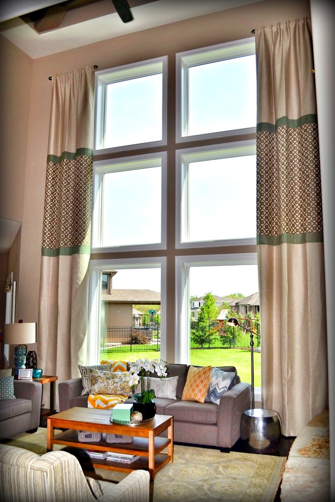 Five Fountains, Omaha, NE Transitional Living Room Omaha by