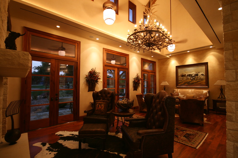 flat rock creek ranch Eclectic Living Room Dallas by John
