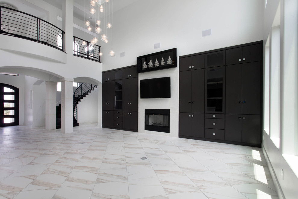 Flintrock Falls Lakeway, TX Modern Living Room Austin by Texas