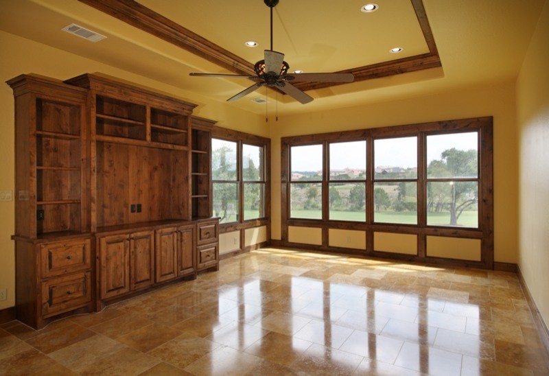 This is an example of a mediterranean living room in Austin.