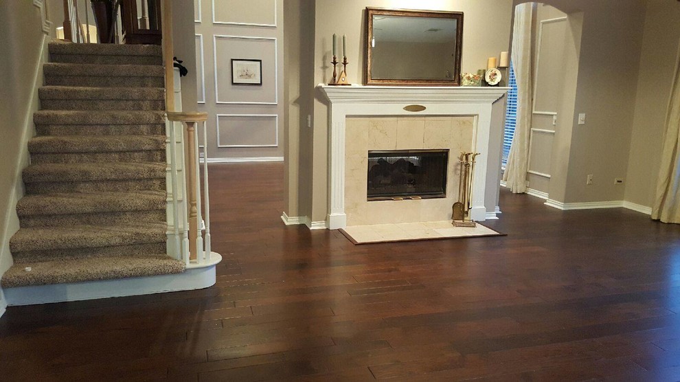 Flooring Transitional Living Room Dallas by Dungan's Floors Houzz