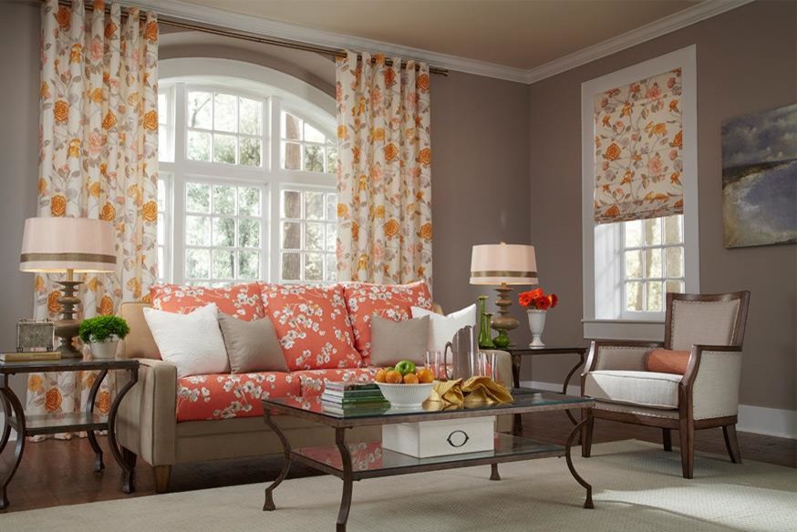 Photo of a large bohemian formal open plan living room in Indianapolis with grey walls, medium hardwood flooring and feature lighting.