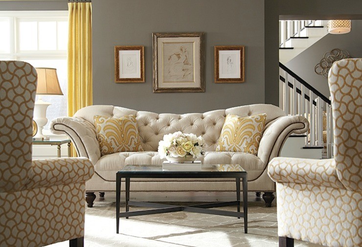 Inspiration for a living room remodel in Orlando