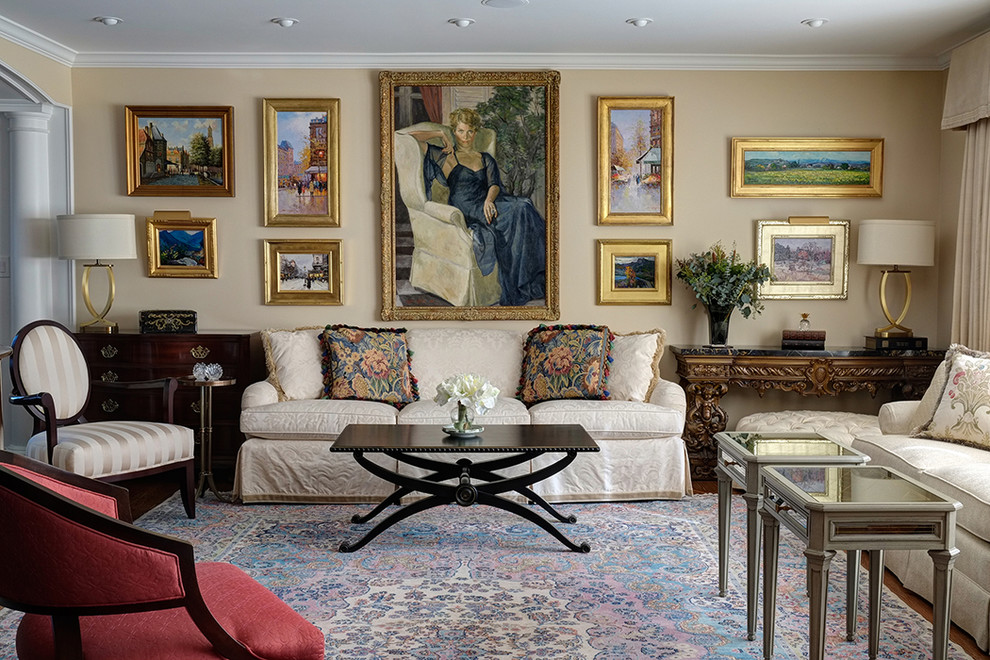 Стильный дизайн: парадная гостиная комната в классическом стиле - последний тренд