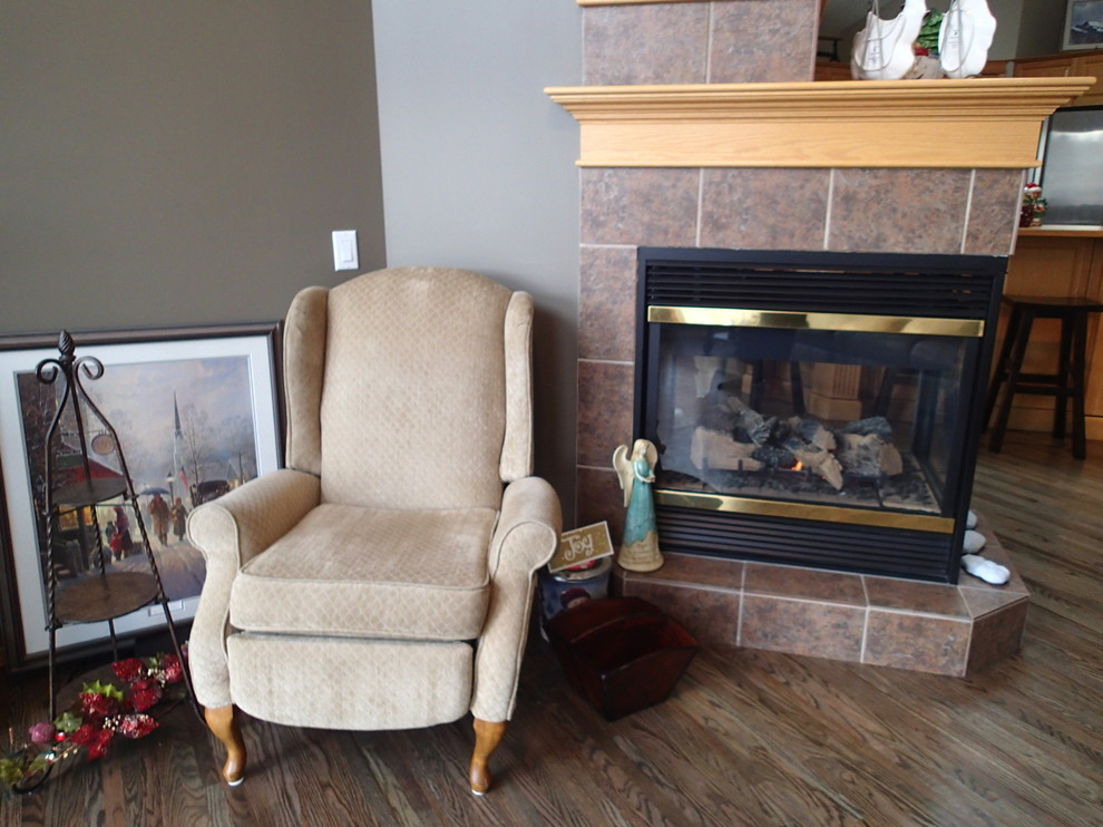 Fortune Residence - Sand on Site Hardwood - Traditional - Living Room