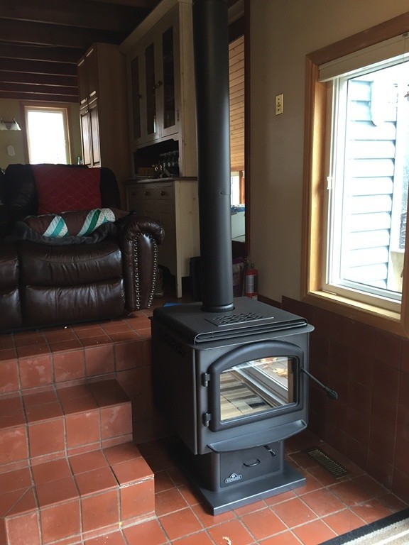 Free Standing Wood Stove Traditional Living Room Ottawa by The