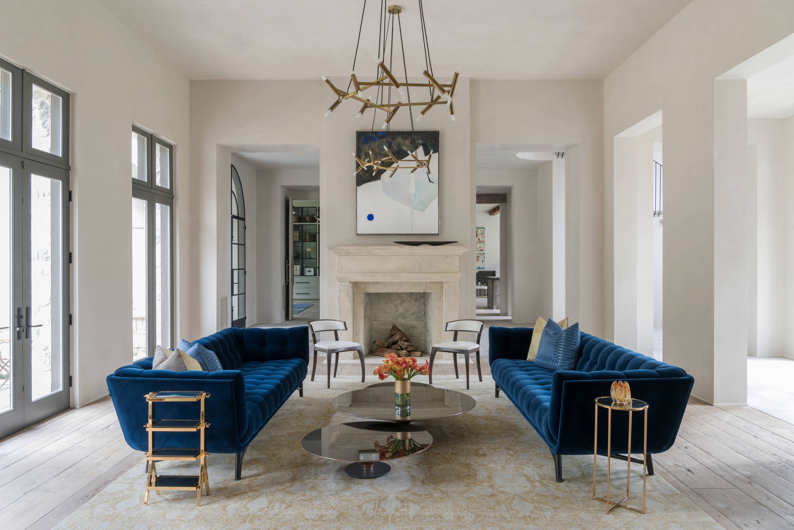 Ideas To Go With Your Blue Sofa, What Color Rug Goes With Navy Blue Sofa