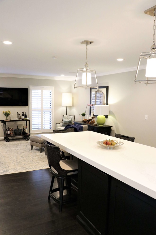 Frontenac MoPolished Portland Home Interior Design Transitional Living Room St Louis