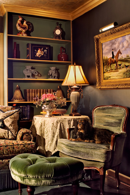 Fun and Formal Traditional Living Room Bridgeport by The