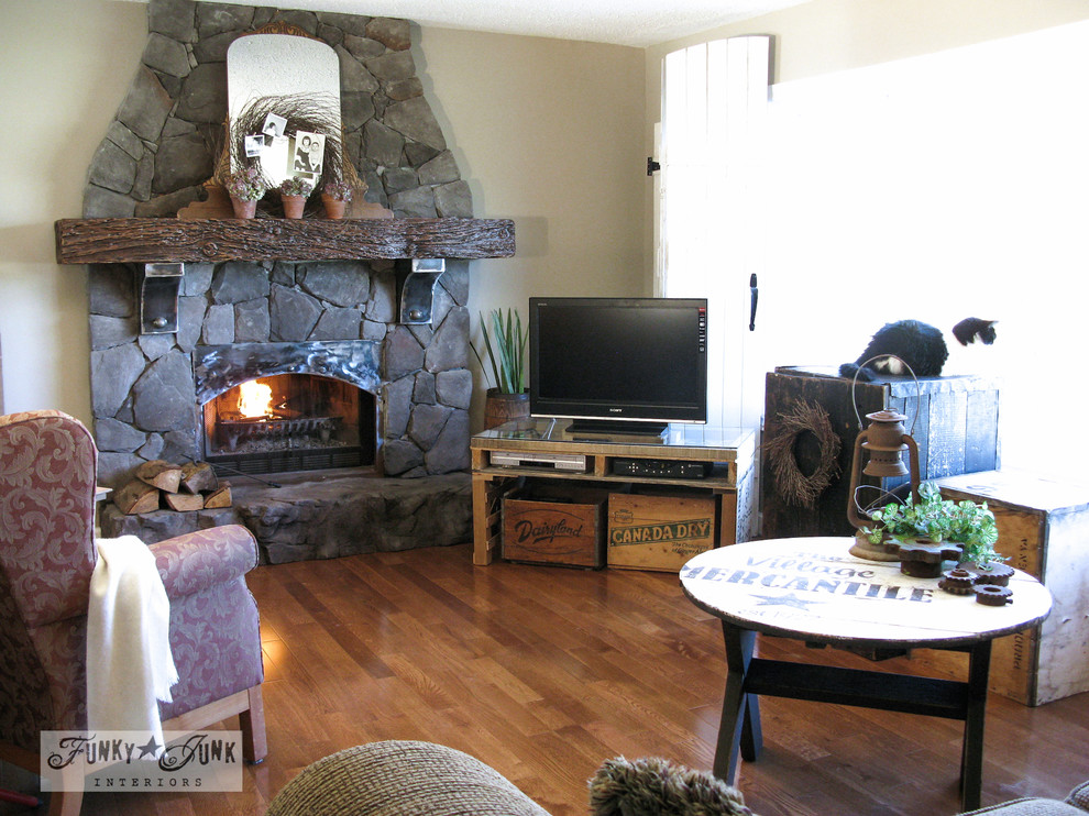 Funky Junk Interiors' full home tour Eclectic Living Room