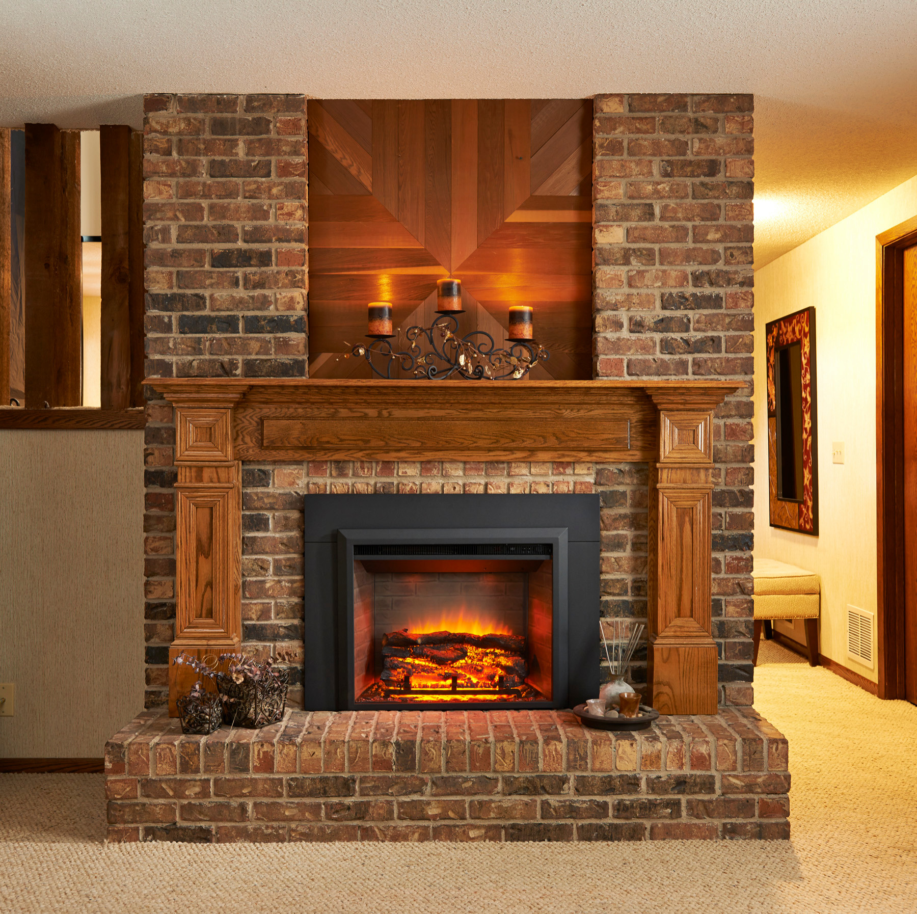 Electric Fireplace Insert - Photos u0026 Ideas | Houzz