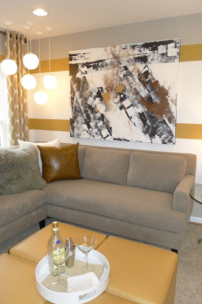 Gallery Park Modern Living Room DC Metro by Carlyn And Company