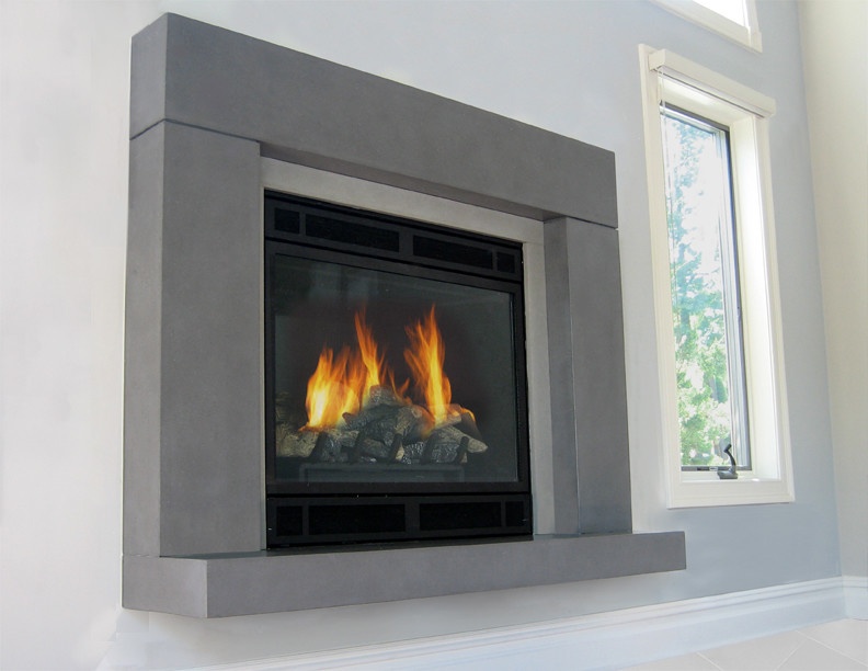 Gas Fireplace Surround Contemporary, How To Surround A Gas Fireplace
