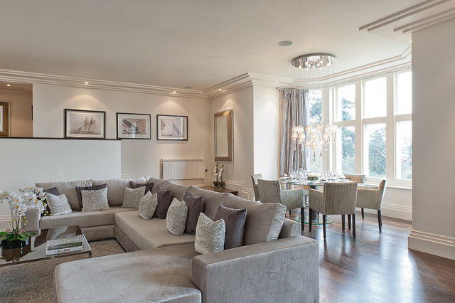 Gaynes Park Mansion Apartments Modern Wohnbereich London von