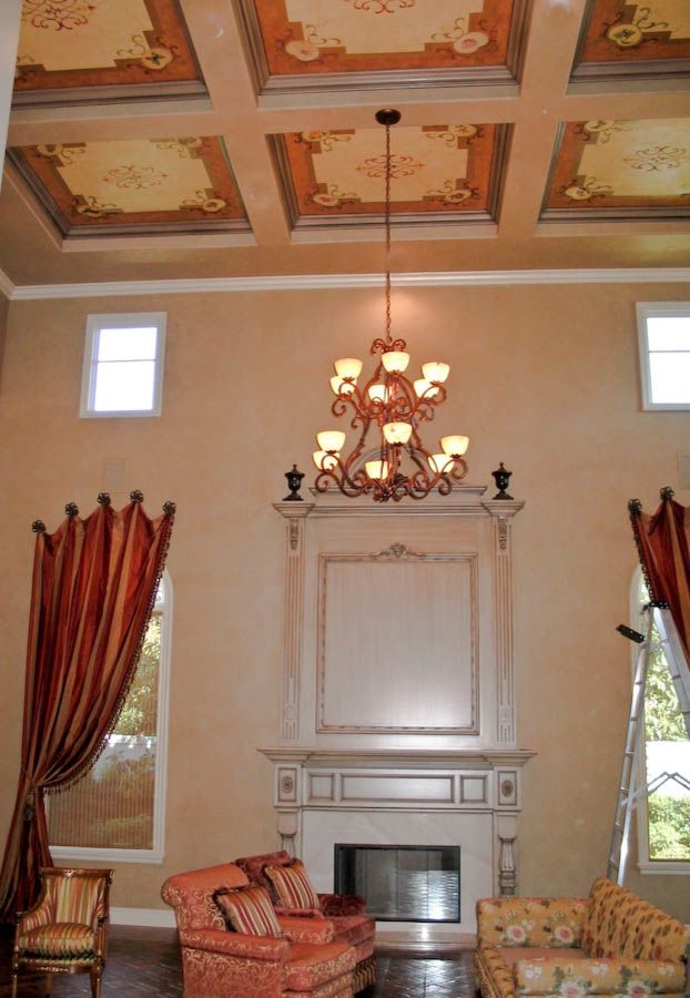 This is an example of a mediterranean living room in Orange County.