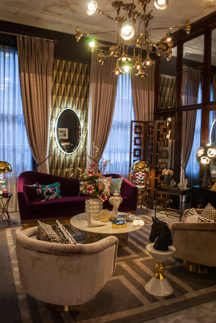 Georgian Townhouse Drawing Room By Atelier Design Belfast Eclectico Salon Belfast De Atelier Interior Design Houzz