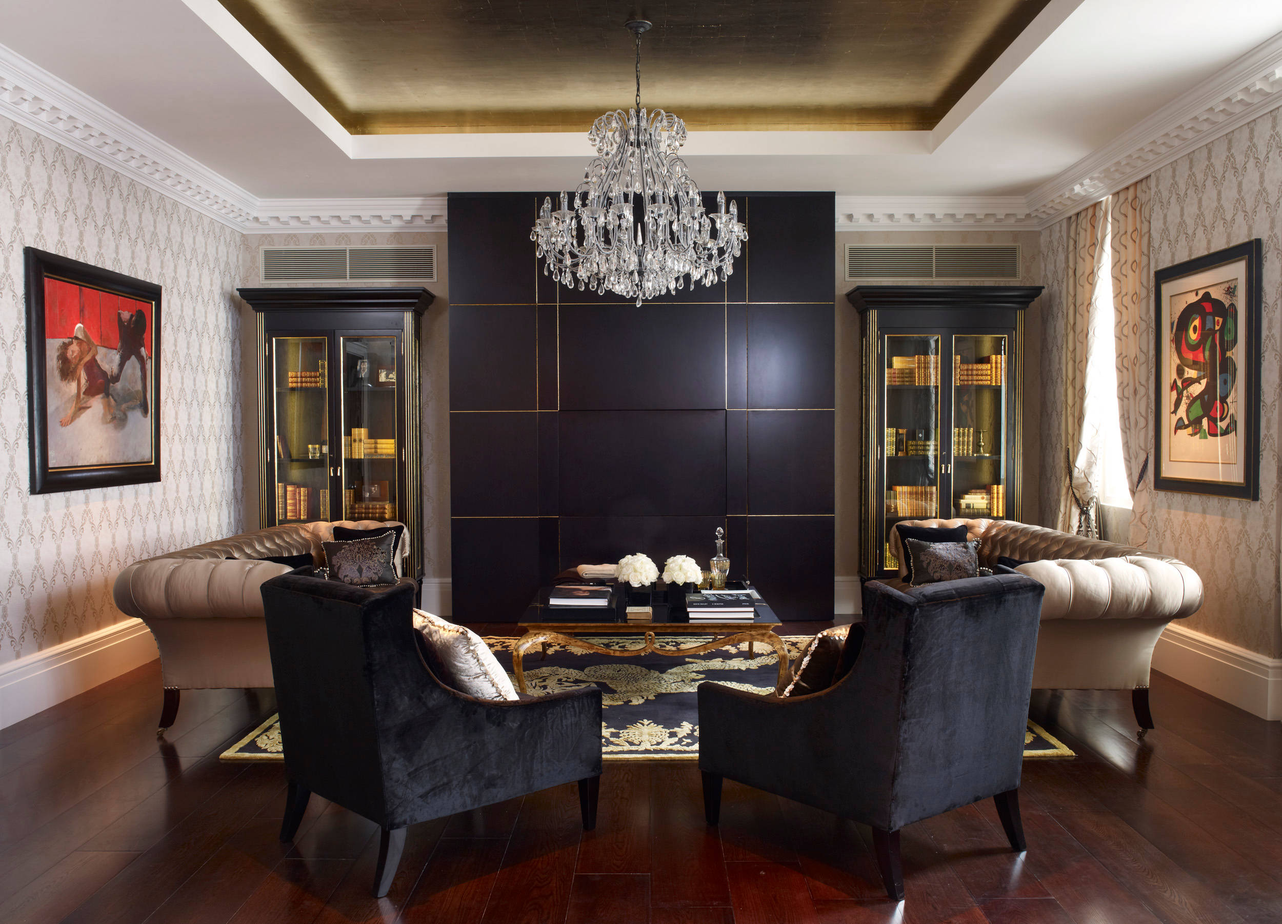 Black And Gold Living Room Ideas Photos Houzz