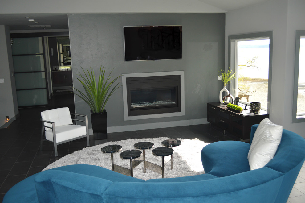 Gig Harbor Waterfront Home Contemporary Living Room Seattle by