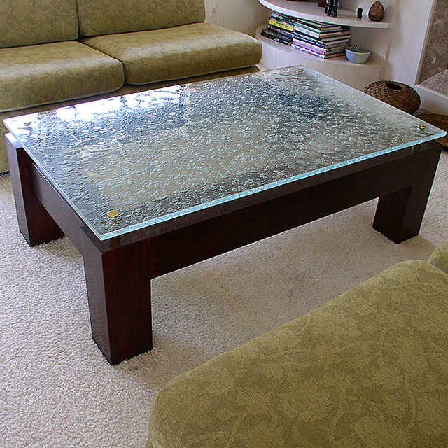 Glass Table Top - Contemporary - Living Room - San Diego - by Cast Glass  Images Inc. | Houzz UK