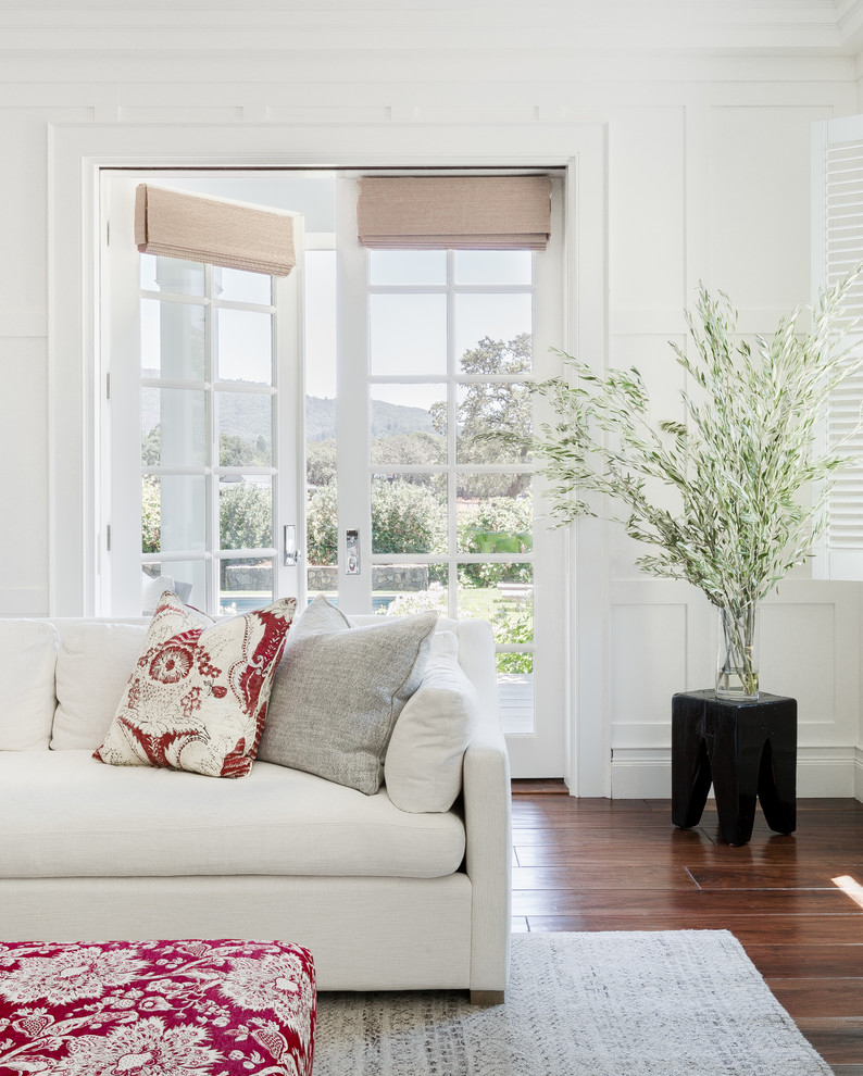 Inspiration for a large country open concept living room remodel in San Francisco