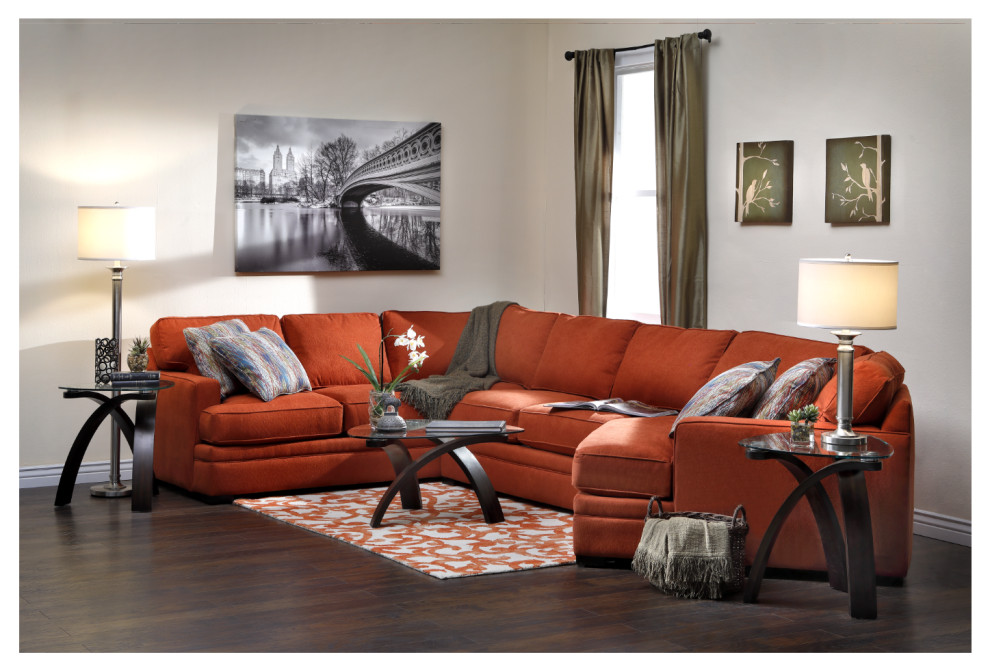 Glenwood Ii 3 Pc Sectional Living, Furniture Row Sofa With Chaise