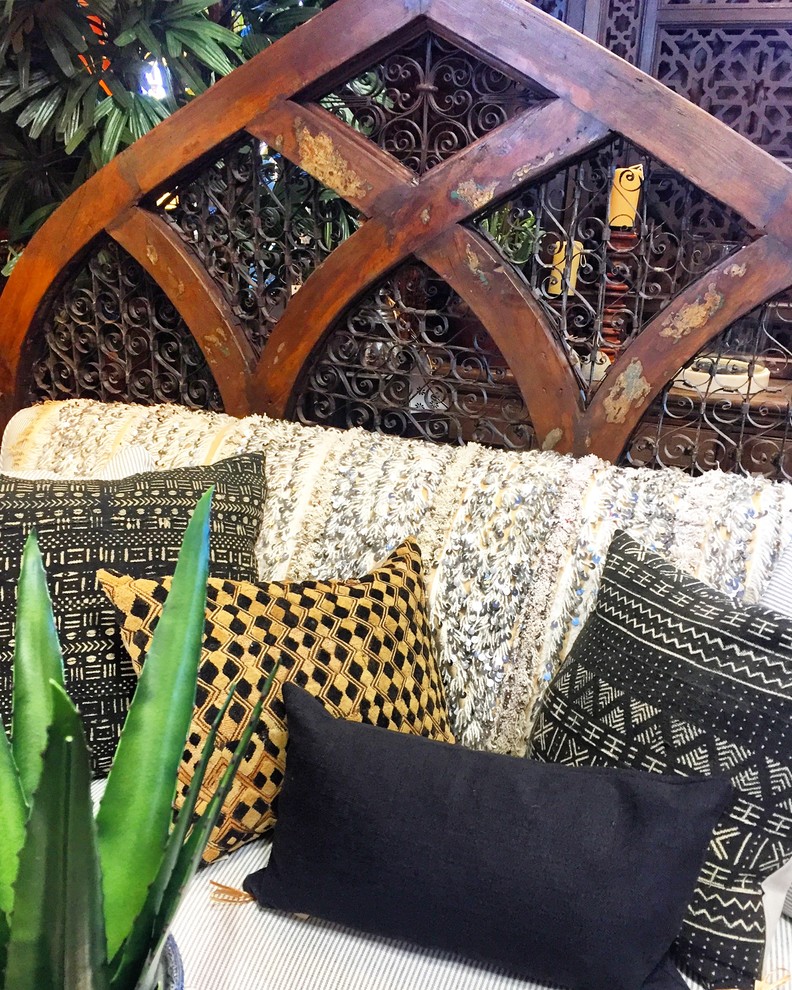 Inspiration for a bohemian living room in Phoenix.