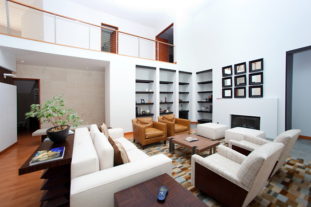 Idee per un ampio soggiorno design