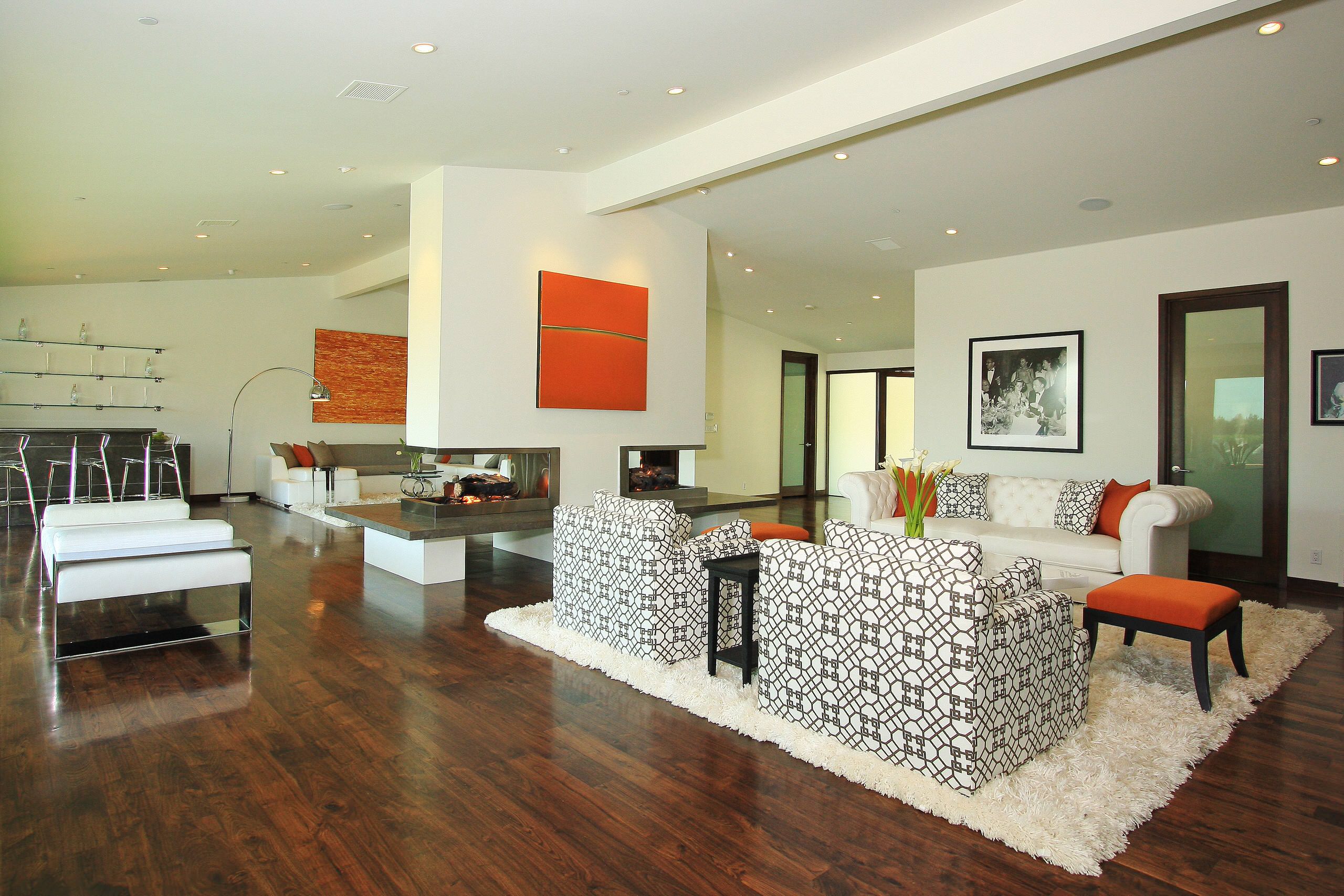 Open Floorplan Two Sided Fireplace Houzz Open Floorplan Two Sided Fireplace Houzz