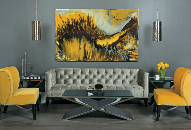 Golden Touch - Roman Sofa - Contemporáneo - Salón - Houston - de High  Fashion Home | Houzz