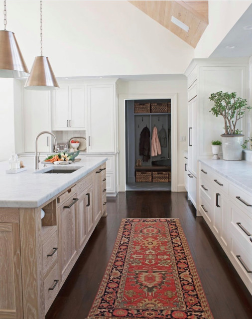 Kitchen and Living Room Modern Kitchen New York by