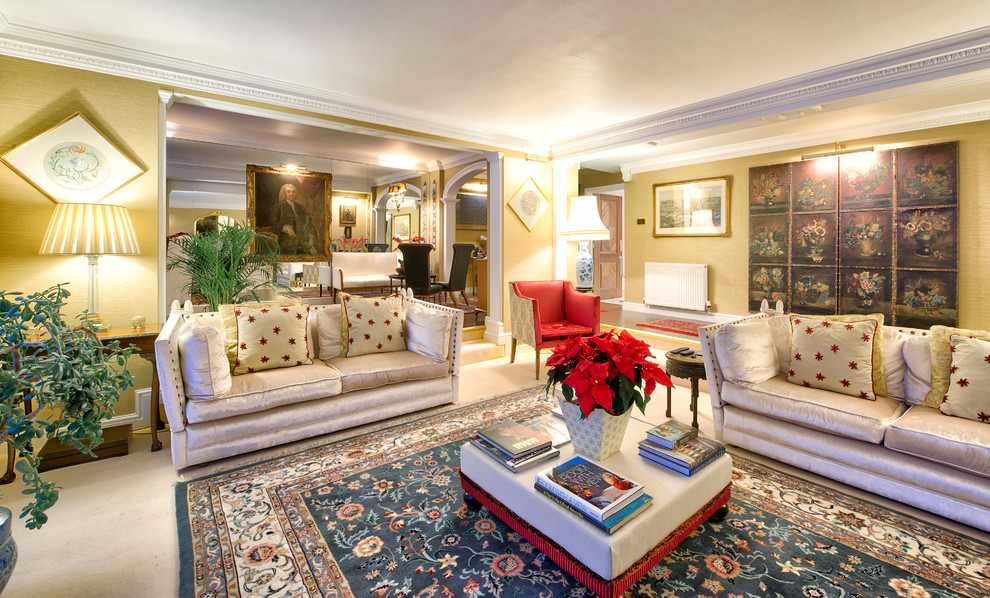 Gosforth Apartment American Traditional Living Room Other By George Bond Interior Design Houzz