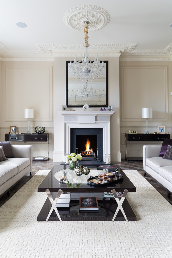Inspiration for a modern living room in London.