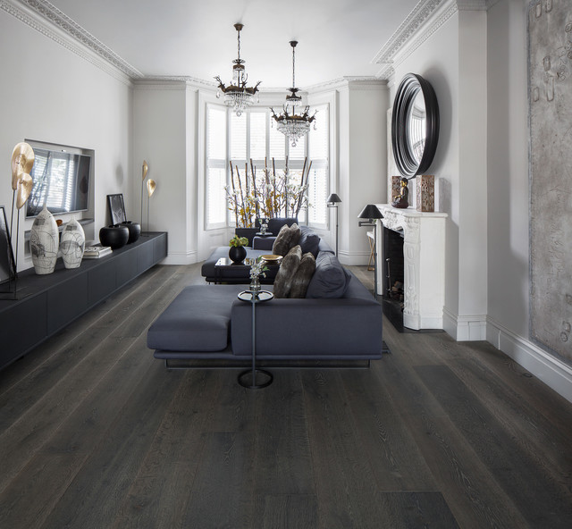 Grayham Road Oak Driftwood Engineered Wood Flooring Contemporary