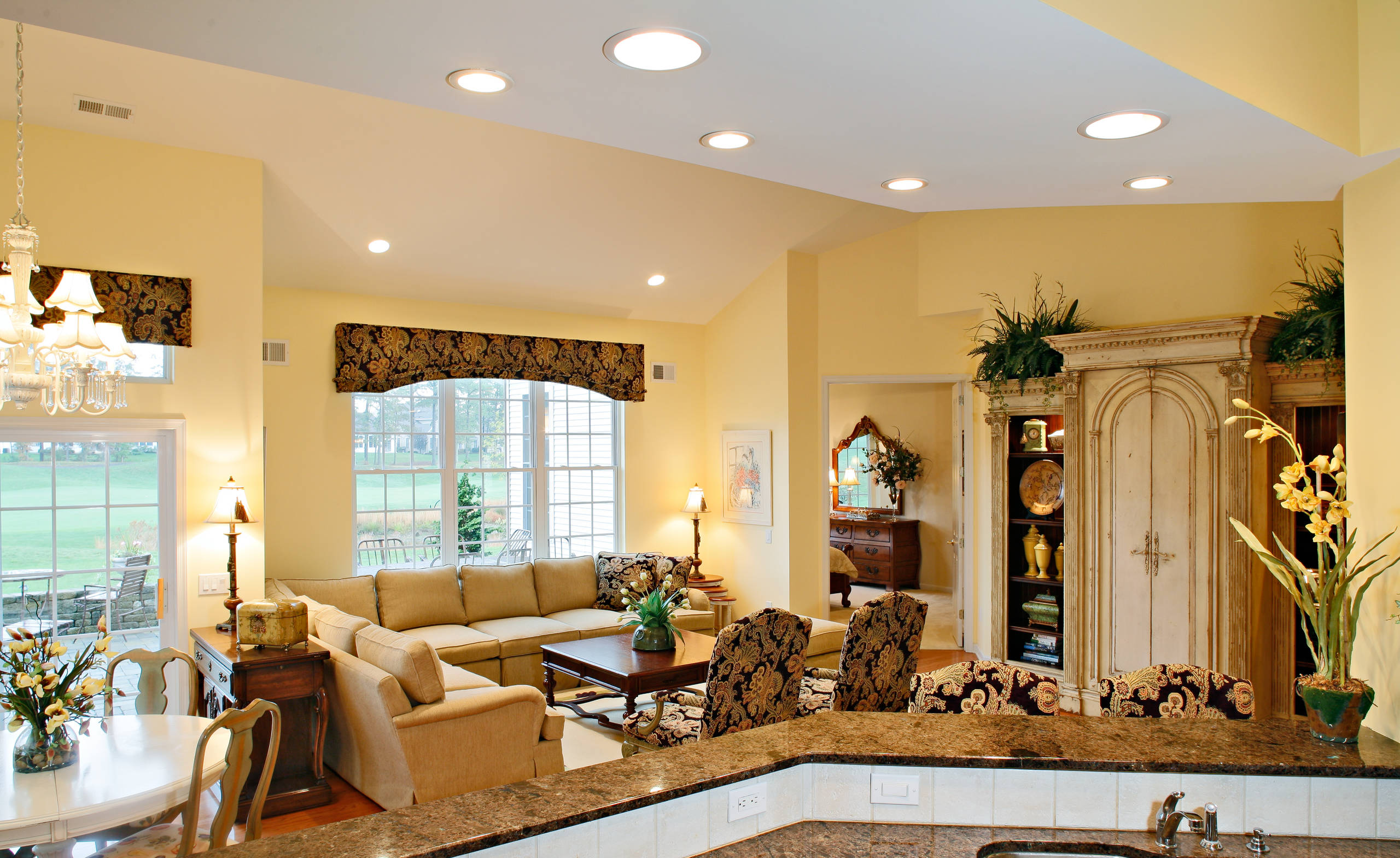 Pale Yellow Living Rooms