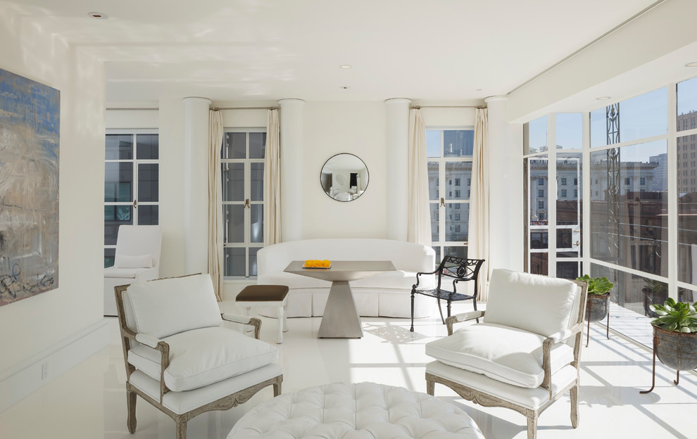 Trendy formal living room photo in San Francisco
