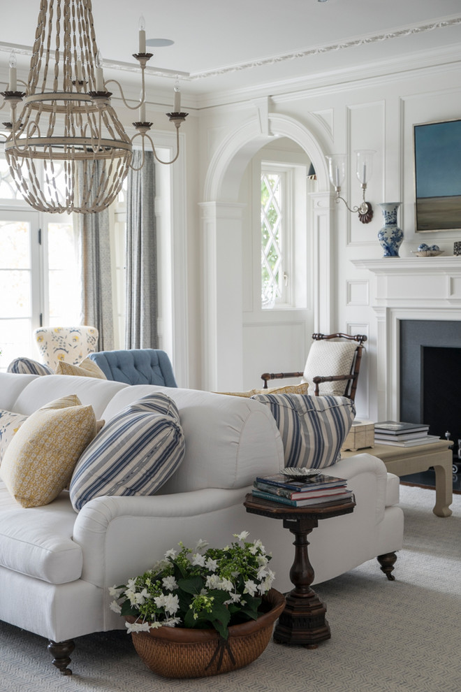 Greenwich Waterfront Shingle - Traditional - Living Room - Other - by ...
