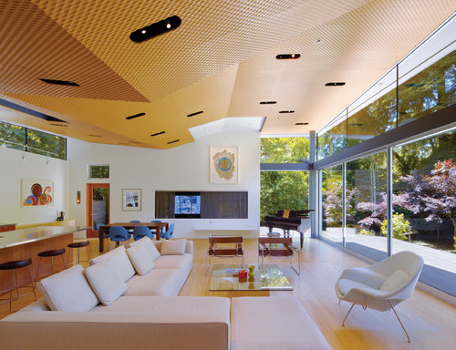 Living Room PVC False Ceiling Design