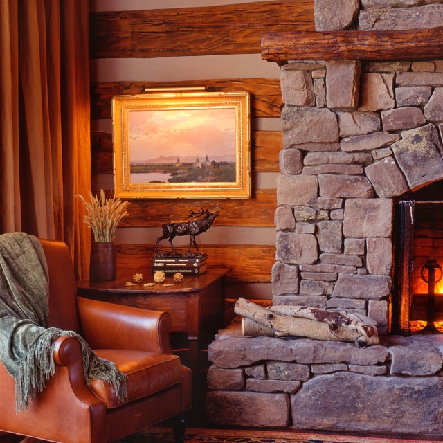 Grizzly Lookout Rustic Living Room Other by Yellowstone