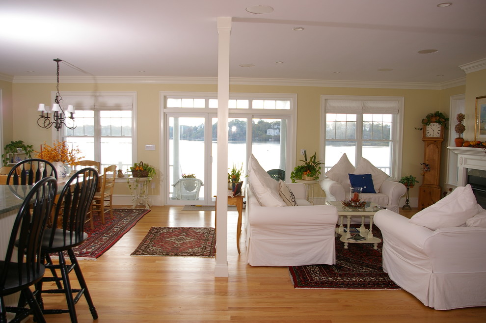 Hampton Circle, Hull MA Traditional Living Room Boston by