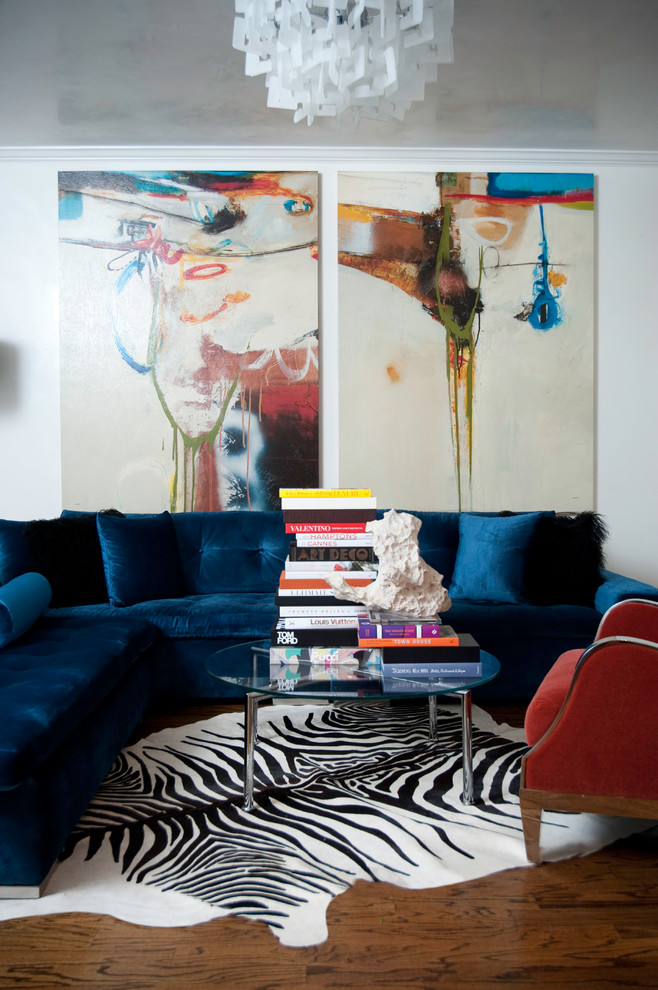 Example of a trendy formal living room design in Atlanta
