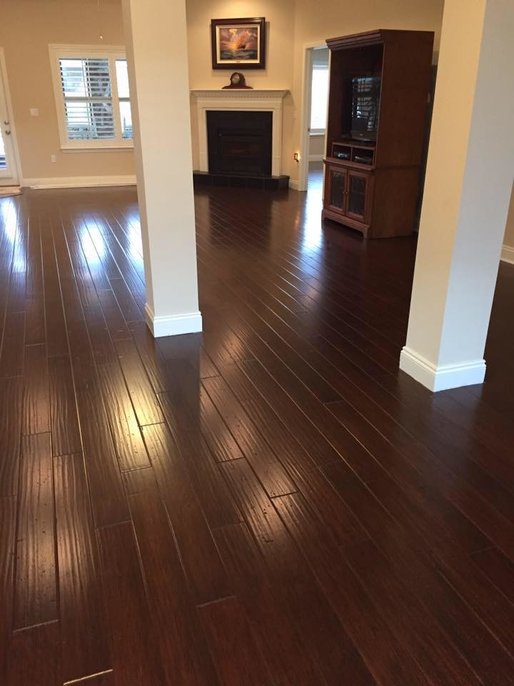 Hardwood Flooring Traditional Living Room Miami by