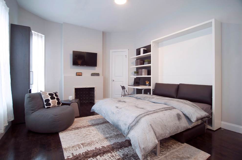 Small living room photo in New York