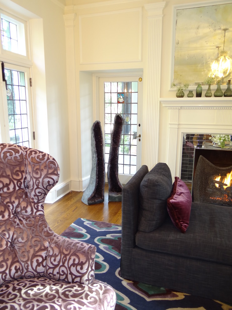 Haverford Traditional Living Room Philadelphia by Mel McDaniel