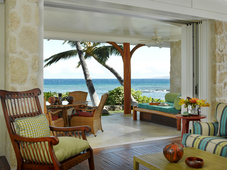 Hawaii Beach House Tropical Living Room Hawaii By Michelle Pheasant Design Inc Houzz 3170