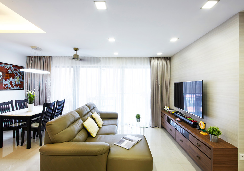 HDB Lake Vista, 138C Yuan Ching Road - Living Room - Singapore - by  Carpenters.com.sg | Houzz