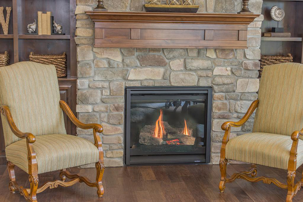 Heat & Glo Fireplace The Overlook Cascade Craftsman on Prune Hill