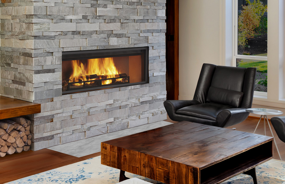 How a Fireplace Ties a Room Together