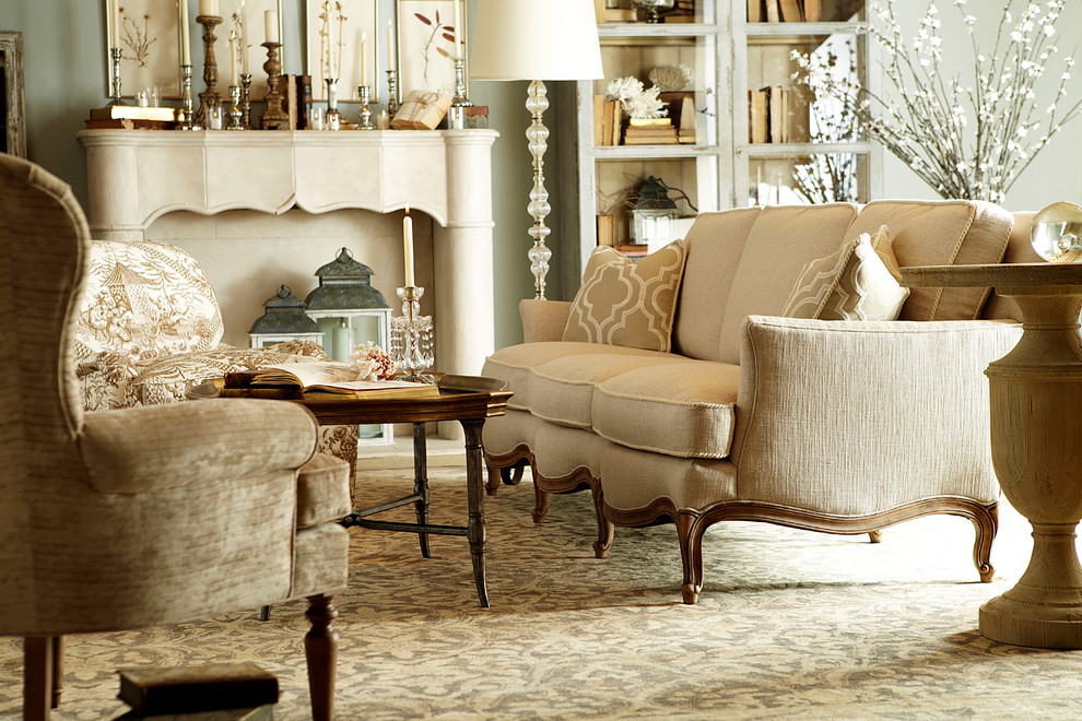 Elegant living room photo in Atlanta