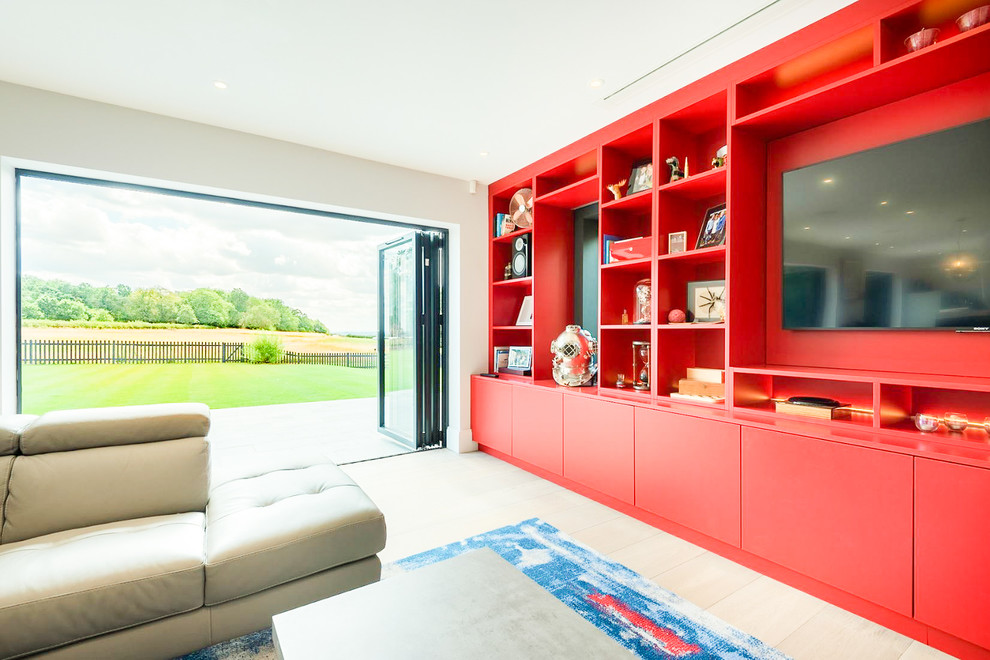 High Ash New Build Living Room London by DASH Houzz